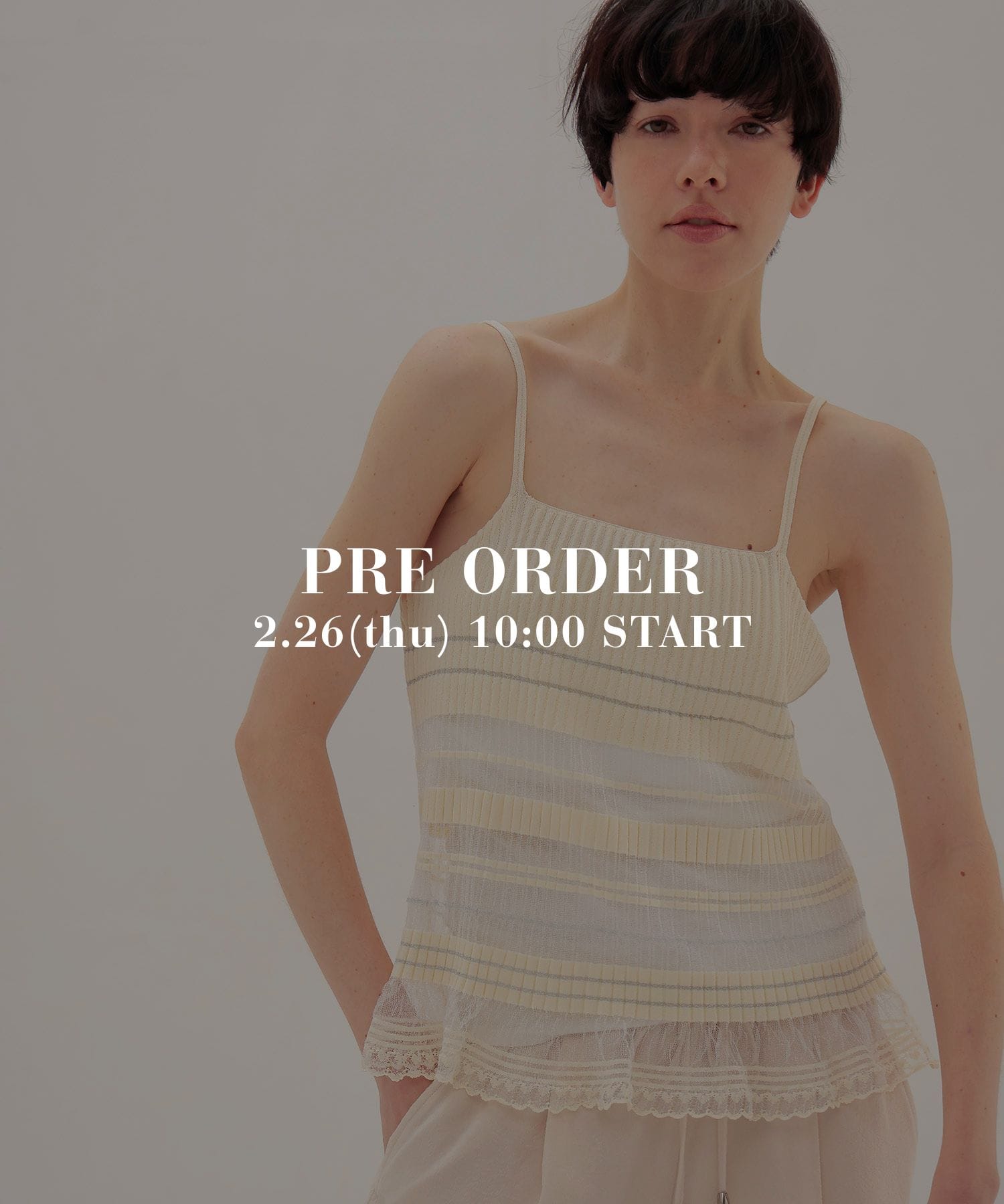 sheer shadow border cami